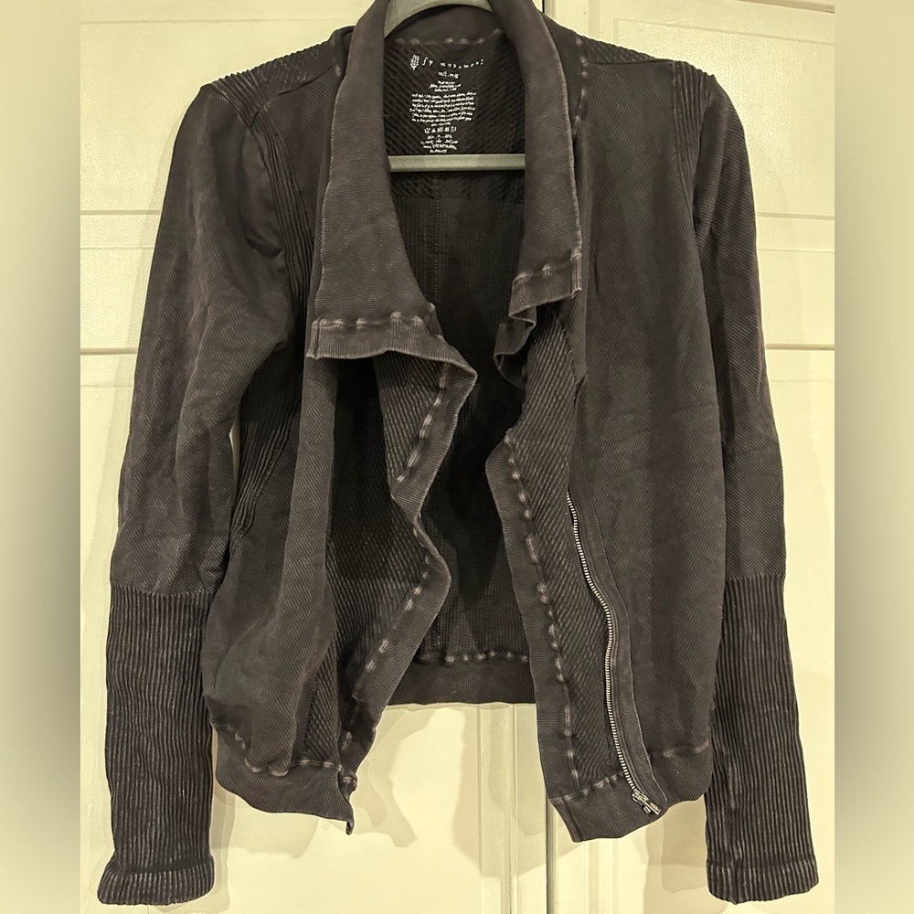Free People Stretch Moto jacket